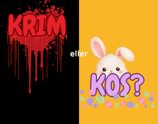 Illustrasjon - påske krim eller påskekos